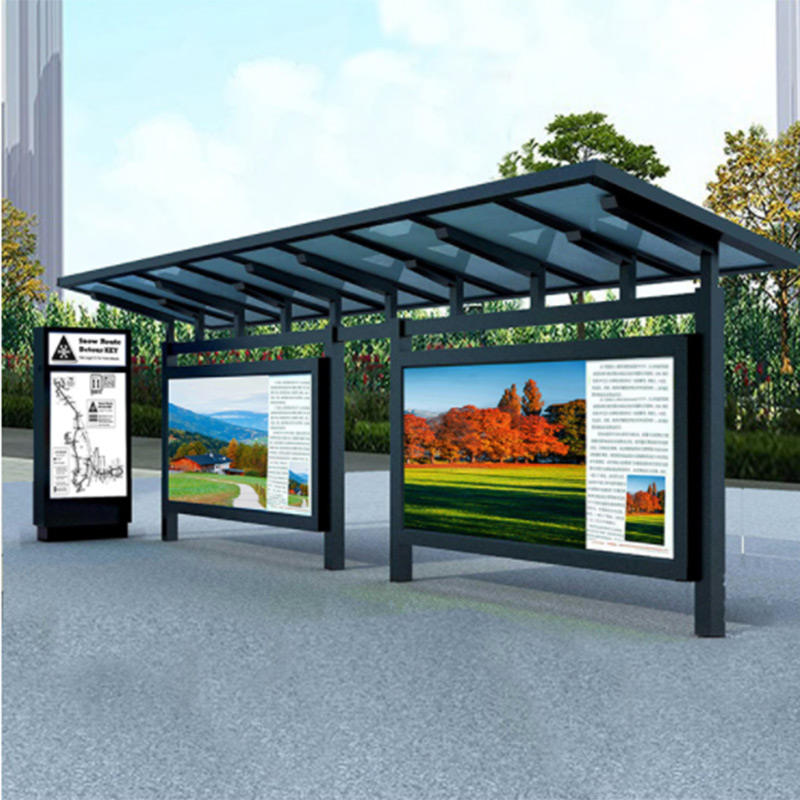 Solar Bus Shelter ປະສິດທິພາບຄົງທີ່